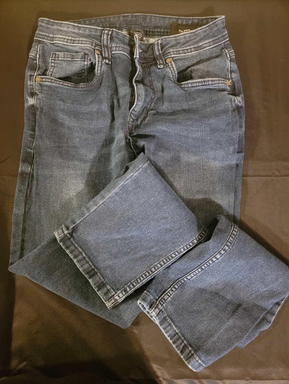 Straight Fit Men's Blue Denim Jeans